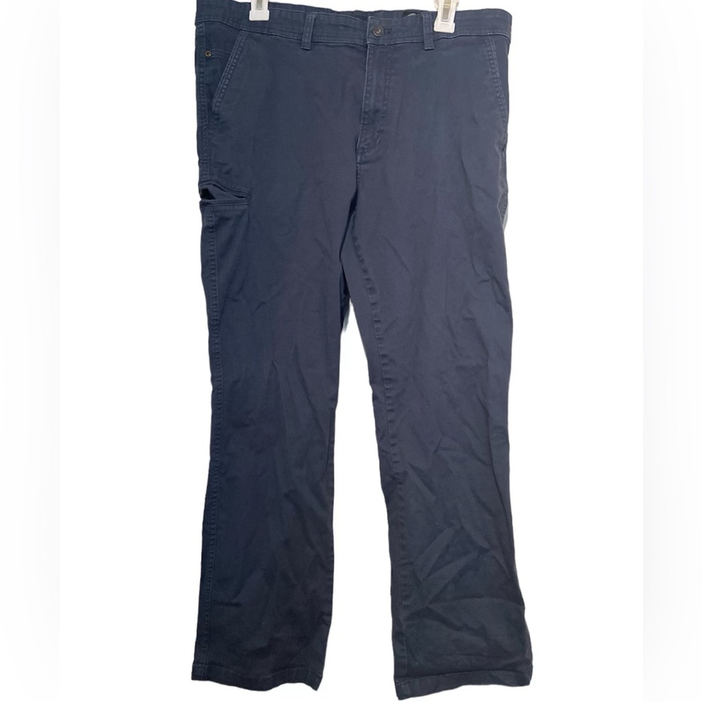 Blue Khaki Cargo Long Pants (Weatherproof)